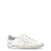 Lage Damesneakers Zilver Philippe Model , White , Dames