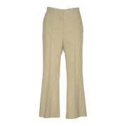 Beige Broek Pantalone Msgm , Beige , Dames