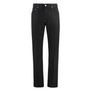 Klassieke Denim Jeans met Metalen Details Dsquared2 , Black , Heren