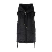 Greengo Gewatteerd Vest in Zwart Technisch Stof Max Mara , Black , Dam...