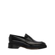 Zwarte kalfsleren Lluch Band loafers mocassin Banda Lottusse , Black ,...