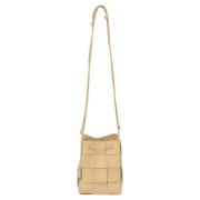 Pre-owned Cross Body Bag Bottega Veneta Vintage , Beige , Dames