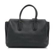 Pre-owned Leather handbags MCM Pre-owned , Black , Dames