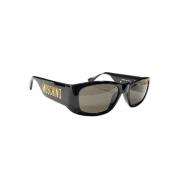 Pre-owned Plastic sunglasses Moschino Pre-Owned , Black , Dames