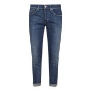 Stijlvolle Denim Jeans voor Mannen Dondup , Blue , Heren