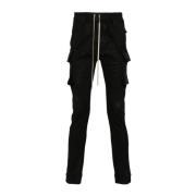 Zwarte Wax Mastodon Cut Jeans Rick Owens , Black , Heren