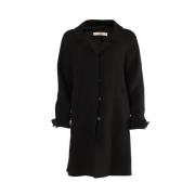 Pre-owned Wool outerwear Prada Vintage , Black , Dames