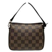 Pre-owned Fabric handbags Louis Vuitton Vintage , Brown , Dames