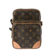 Pre-owned Canvas shoulder-bags Louis Vuitton Vintage , Brown , Dames