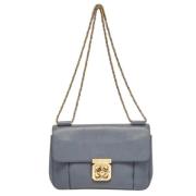 Pre-owned Leather shoulder-bags Chloé Pre-owned , Blue , Dames