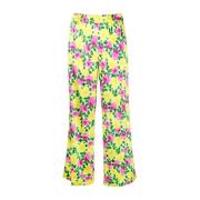 Cropped Trousers P.a.r.o.s.h. , Yellow , Dames