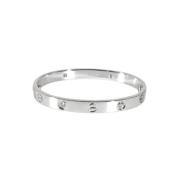 Pre-owned White Gold bracelets Cartier Vintage , Gray , Dames