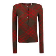 Chique Sweater Modellen Burberry , Red , Dames