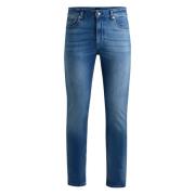 Slim Fit Denim Jeans Hugo Boss , Blue , Heren