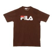 Pure Bitter Chocolade Heren T-shirt Fila , Brown , Heren