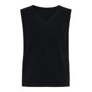 Zwarte Sweaters Homme Plisse Stijl Issey Miyake , Black , Heren