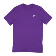 Paarse Cosmos Club Tee Korte Mouw Nike , Purple , Heren