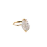 Herkimer Gouden Ring Malababa , Yellow , Dames