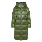 Ripstop Donsjas Lichtgewicht Nylon Peuterey , Green , Dames