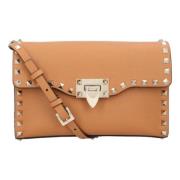 Leather shoulder-bags Valentino , Brown , Dames