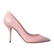 Roze Lakleren Stiletto Pumps Dolce & Gabbana , Pink , Dames