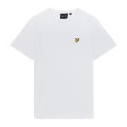 Witte T-shirt Lyle & Scott , White , Heren