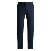 Tapered Chino Broek Hugo Boss , Blue , Heren