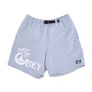 Heren Easy Peace Angel Shorts Obey , Blue , Heren