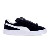 Suede Lage Schoen Zwart/Wit Puma , Black , Heren