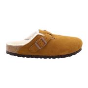 Comfort Slipper Boog - Stijlvol Schoeisel Birkenstock , Brown , Dames