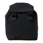 Neopreen Schoolrugzak met Logo Details Dolce & Gabbana , Black , Heren