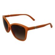 Chic Orange Round Sunglasses for Women Dolce & Gabbana , Orange , Dame...