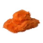 Oranje Faux Fur Fedora Hoed Dolce & Gabbana , Orange , Dames