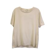 Pre-owned Cotton tops Yves Saint Laurent Vintage , Beige , Dames