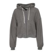 Hoodie met rits American Vintage , Gray , Dames