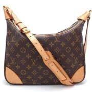 Pre-owned Canvas shoulder-bags Louis Vuitton Vintage , Brown , Dames