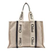 Pre-owned Canvas totes Chloé Pre-owned , Beige , Dames