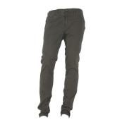 Bruine Slim-fit Broek Made in Italia , Brown , Heren