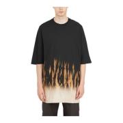 Jumbo Korte Mouw Tee Rick Owens , Black , Heren