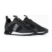 Zwart Wit Sneakers Heren Emporio Armani , Black , Heren