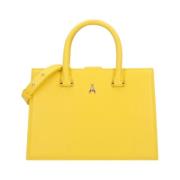 Elegante Leren Handtas Model 8B0171L061 Patrizia Pepe , Yellow , Dames