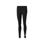 Ess+ Metallic Leggings voor Vrouwen Puma , Black , Dames