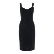 Elegante Jurk Collectie Dolce & Gabbana , Black , Dames