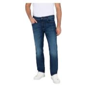 Arne Alpha Denim Jeans MAC , Blue , Heren