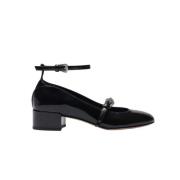 Zwarte Patent Mary Jane Schoenen Scarosso , Black , Dames