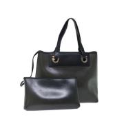 Pre-owned Leather handbags Salvatore Ferragamo Pre-owned , Black , Dam...