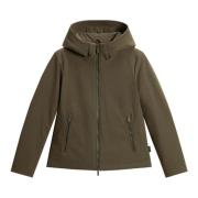 Korte Parka Jas voor Koud Weer Woolrich , Green , Dames