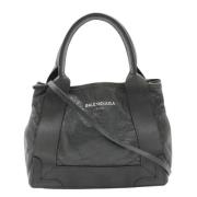 Pre-owned Leather totes Balenciaga Vintage , Black , Dames