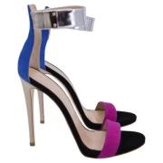 Pre-owned Suede heels Giuseppe Zanotti Pre-owned , Multicolor , Dames