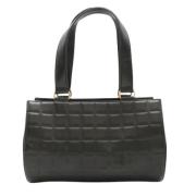 Pre-owned Leather chanel-bags Chanel Vintage , Black , Dames